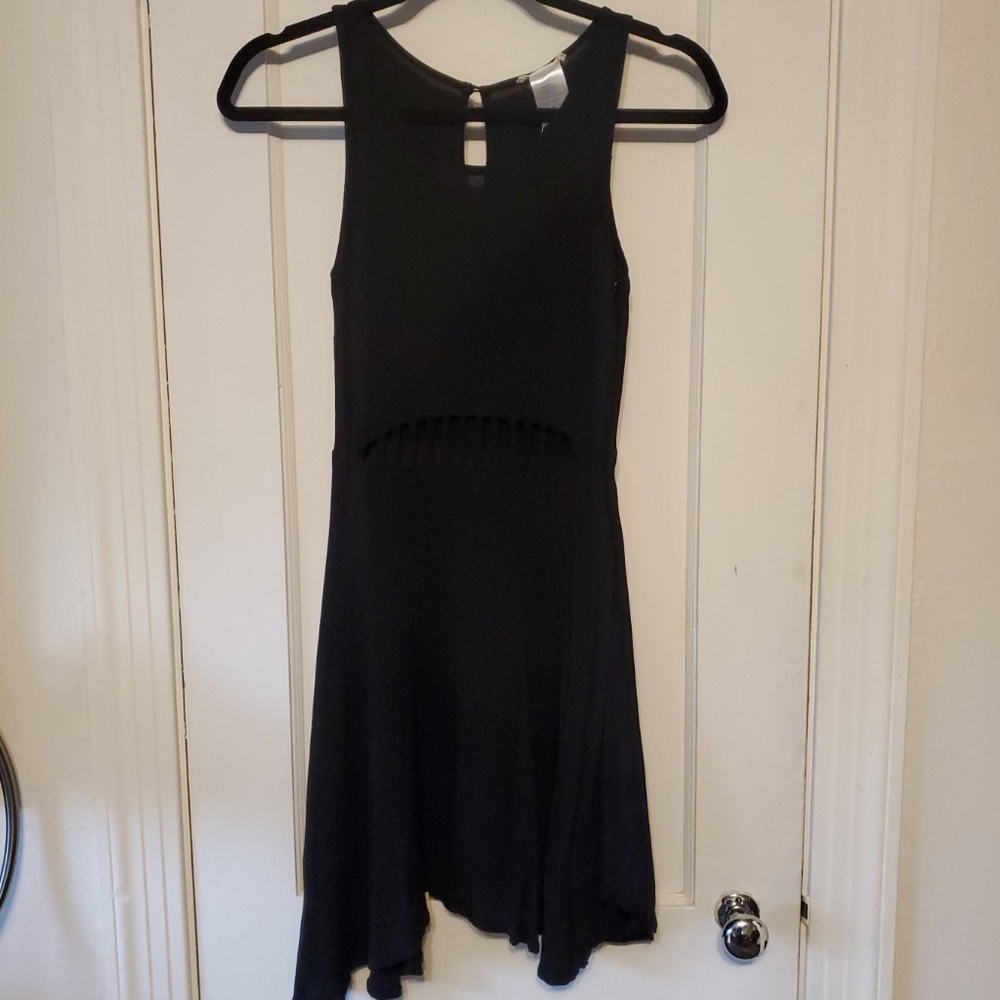 Black skater dress